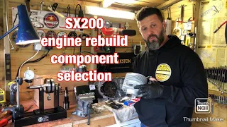 BGM225 Lambretta SX200 Scooter - engine build component selection - restoration and repair