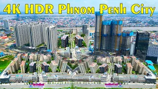 4K HDR Drone Footage Phnom Penh Capital Of Cambodia Fly In 2023 Part II