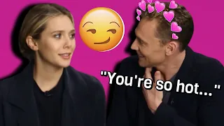 Elizabeth Olsen flirting with everyone for 13 minutes straight