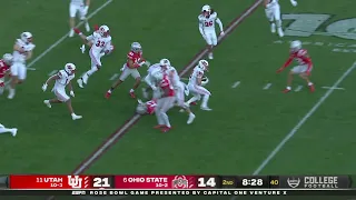 Utah & Ohio State Combine for 5 TDs in 2:30 in the 2021 Rose Bowl