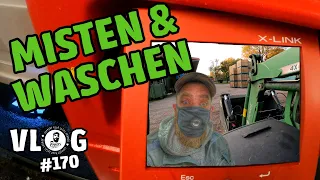 farmVLOG 170: Misten & Waschen. Und Autowagen und so