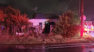Power line falls on top of West Side home, starting fire