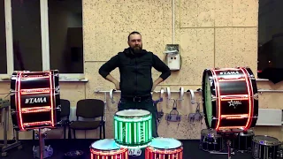 Crieted LED drums for DrumArt  // Созданы LED барабаны для DrumArt