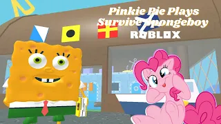 Pinkie Pie Plays Survive Spongeboy and Krispy Crab Obby
