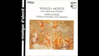 Antonio Vivaldi, Motets, Máriá Zádori, Pál Németh