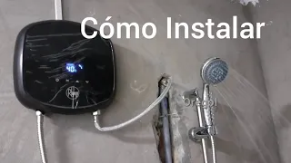 Cómo Instalar una Ducha Eléctrica/Calentador de Agua