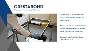 How to apply Crestabond structural adhesive