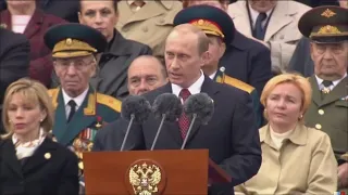Russian Anthem - 9th May 2005 Victory Day Parade
