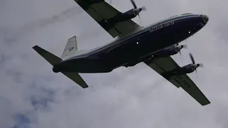 ANTONOV AN-12,  MOTOR SICH AIRLINES,  LANDING & TAKE-OFF