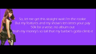 Nicki Minaj - Monster Verse Lyrics Video