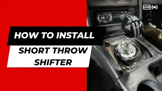 How To Install A Short Throw Shifter Into a Foxbody Mustang (Steeda Tri Ax)