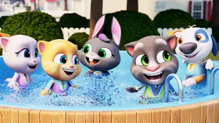 Talking Tom Shorts | Breaking the Pool Rules | Cartoon for Kids