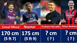 The Height of Famous Football Players