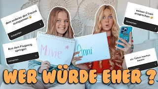 WER WÜRDE EHER ..? BFF EDITION ! WIR STELLEN UNS EUREN FRAGEN | MaVie Noelle