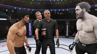 Bruce Lee vs. Hercules (EA Sports UFC 2) - CPU vs. CPU - Crazy UFC 👊🤪