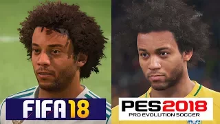 Fifa 18 VS PES 2018 | Graphics Comparison | Comparativa grafica