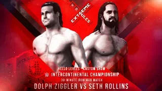 WWE 2K18 Seth Rollins vs Dolph Ziggler | Iron Man Match EXTREME RULES 2018 Full Match