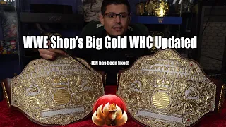 Smelly Shoprine - WWE Shop Updated the Big Gold World Heavyweight Championship Replica