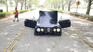 1971 Alfa Romeo twin spark GTV Feature Video Crazy Sequential Gearbox IN CAR AND FLYBY!!! (SOLD)