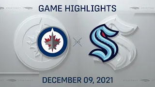 NHL Highlights | Jets vs. Kraken - Dec. 9, 2021