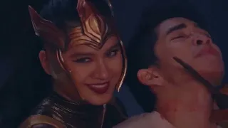 Darna Ishna all Scenes in Golden Battle Suit