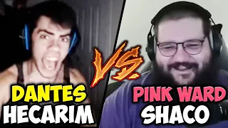 PINK WARD SHACO VS. DANTES HECARIM IN THE ULTIMATE HIGH ELO MATCH-UP!