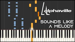 Alphaville - Sounds Like A Melody (Piano Tutorial)