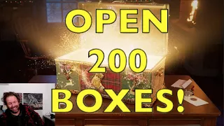 Opening 200 Large Christmas Boxes Live!