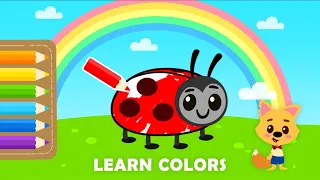 Little Fox Preschool Learning - Learn to Recognize and Match Basic Colors | GoKids! Games