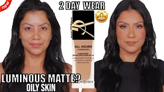 2 DAY WEAR *new* YSL LUMINOUS MATTE FOUNDATION SPF 30 *oily skin* | MagdalineJanet