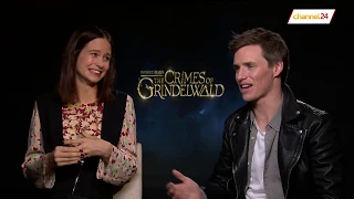 Eddie Redmayne and Katherine Waterston from Fantastic Beasts: The Crimes of Grindelwald