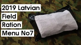 Review: 2019 Latvian Field Ration Menu No7 With Bread?