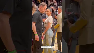 Kim Kardashian Shows Off Her ‘Love’ For ‘Nerds’ With Crop Top At Lakers Game