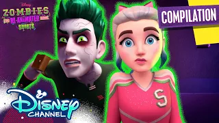 ZOMBIES Halloween Bites 🧟‍♀️| ZOMBIES: The Re-Animated Series Shorts | Compilation | @disneychannel