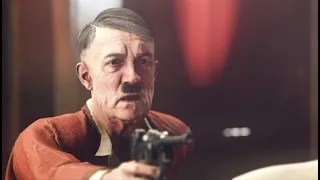 Wolfenstein  The New Colossus- Сцена с Гитлером( новая озвучка персонажа)