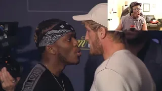 REACTING TO KSI VS LOGAN PAUL 2 FINAL PRESS CONFERENCE