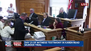 WATCH LIVE: Day 21 of witness testimony in Karen Read murder. trial.