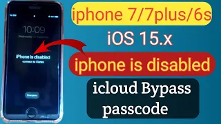 Iphone 7 7plus 6 6s 8 8plus bypass backup Passcode icloud unlock tool