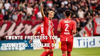 Twente Freistoss Tor Zum 1:1 gg. Schalke LIVE! | FCT gg. S04 | 22.07.22 | Freundschaftsspiel