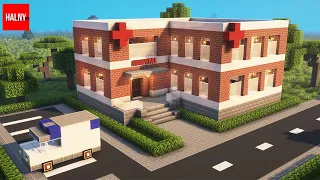 How to build a hospital (medical center) in Minecraft