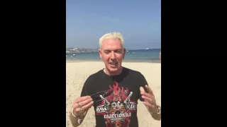 H.P. Baxxter from scooter sends video message to jimmy fallon