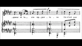 Claude Debussy - "Clair de Lune" for voice and piano (audio + sheet music)