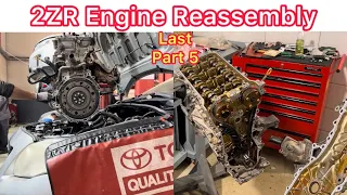 2ZR 1.8L Engine Reassembly Of Toyota Corolla