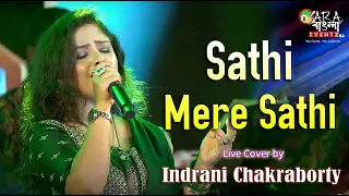 Sathi Mere Sathi | Kavita Krishnamurthy | Veerana 1988 Songs || Live Cover by Indrani Chakraborty
