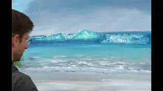 Painting A Crashing Wave In Only 10 Minutes!