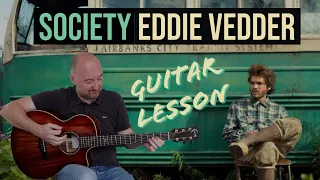 How to Play "Society" by Eddie Vedder | Acoustic Guitar Lesson