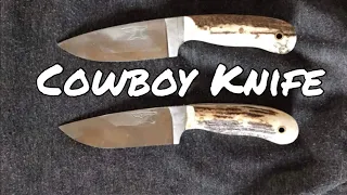 Making a Cowboy knife, Cutting and Shaping a knife, Starting to make a knife