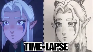 Rayla Drawing Time-Lapse | The Dragon Prince