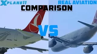 X-PLANE 11 vs REAL AVIATION - COMPARISON