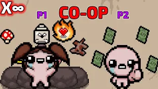 Getting Infinite Items in Co-Op in The Binding of Isaac...
